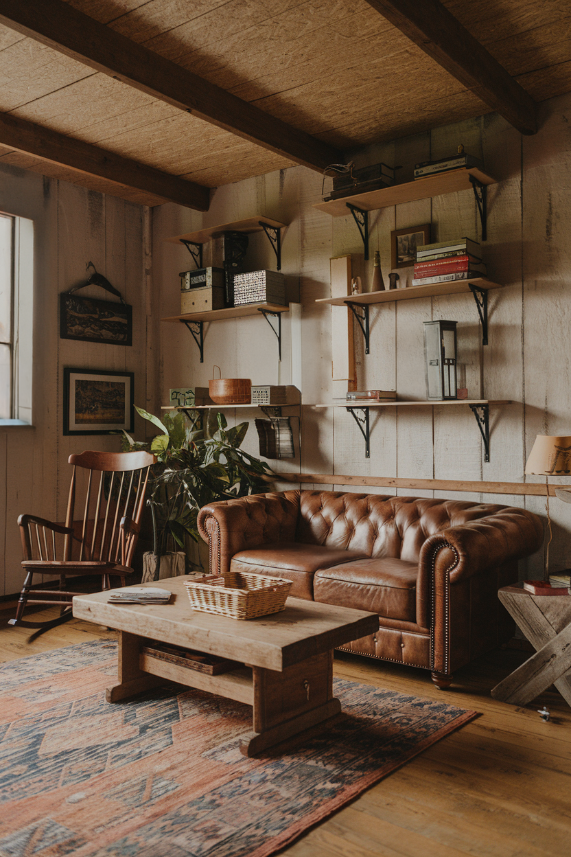 Cozy Western-style living room