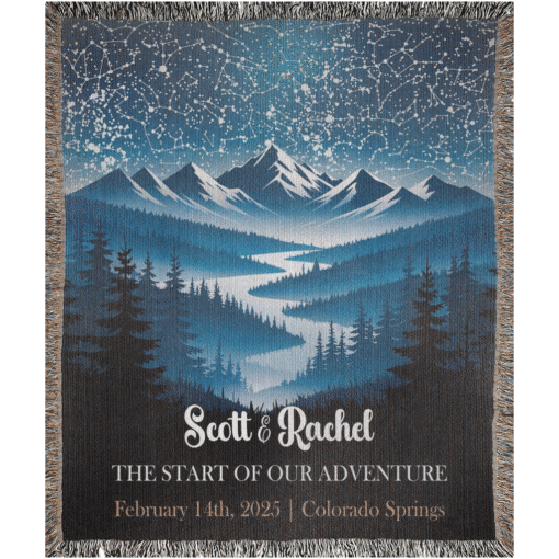 Personalized 100% Cotton Woven Blanket- Echoes of the Valley - Image 5