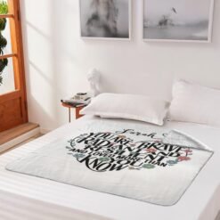Personalized Sherpa Blanket (You Are Brave Radiant And Resilient And Loved More Than You Know)