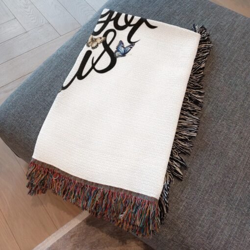 Personalized 100% Cotton Woven Blanket (You've Got This ) - Image 4