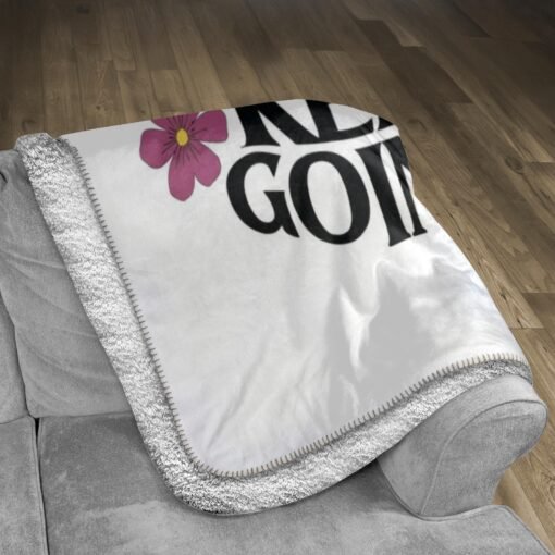 Personalized Sherpa Blanket (Stay Strong And Keep Going) - Image 3