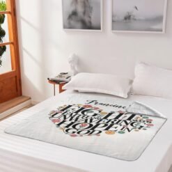 Personalized Sherpa Blanket (Fight With Faith And Unwavering Hope In God)