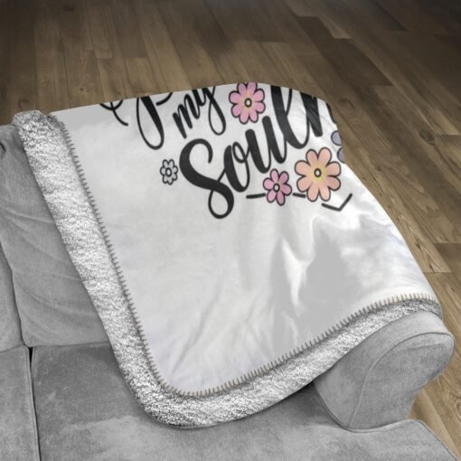 Personalized Sherpa Blanket (You Are My Forever Love My Best Friend My Soulmate) - Image 3