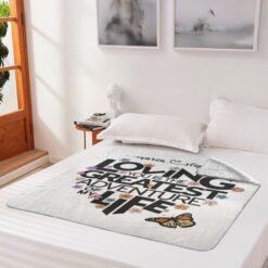 Personalized Sherpa Blanket (Loving You Is The Greatest Adventure Of My Life)