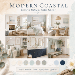Alternative view of Modern Coastal Interior Design Guide + Style Planner (Digital Download)