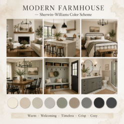 Alternative view of Modern Farmhouse Interior Design Guide + Style Planner (Digital Download)