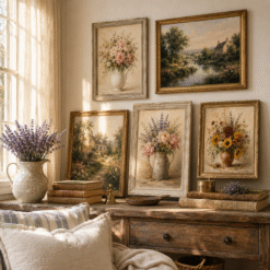 Alternative view of French Country Wall Art | Set of 100 Vintage Floral & Pastoral Prints | Printable Digital Download