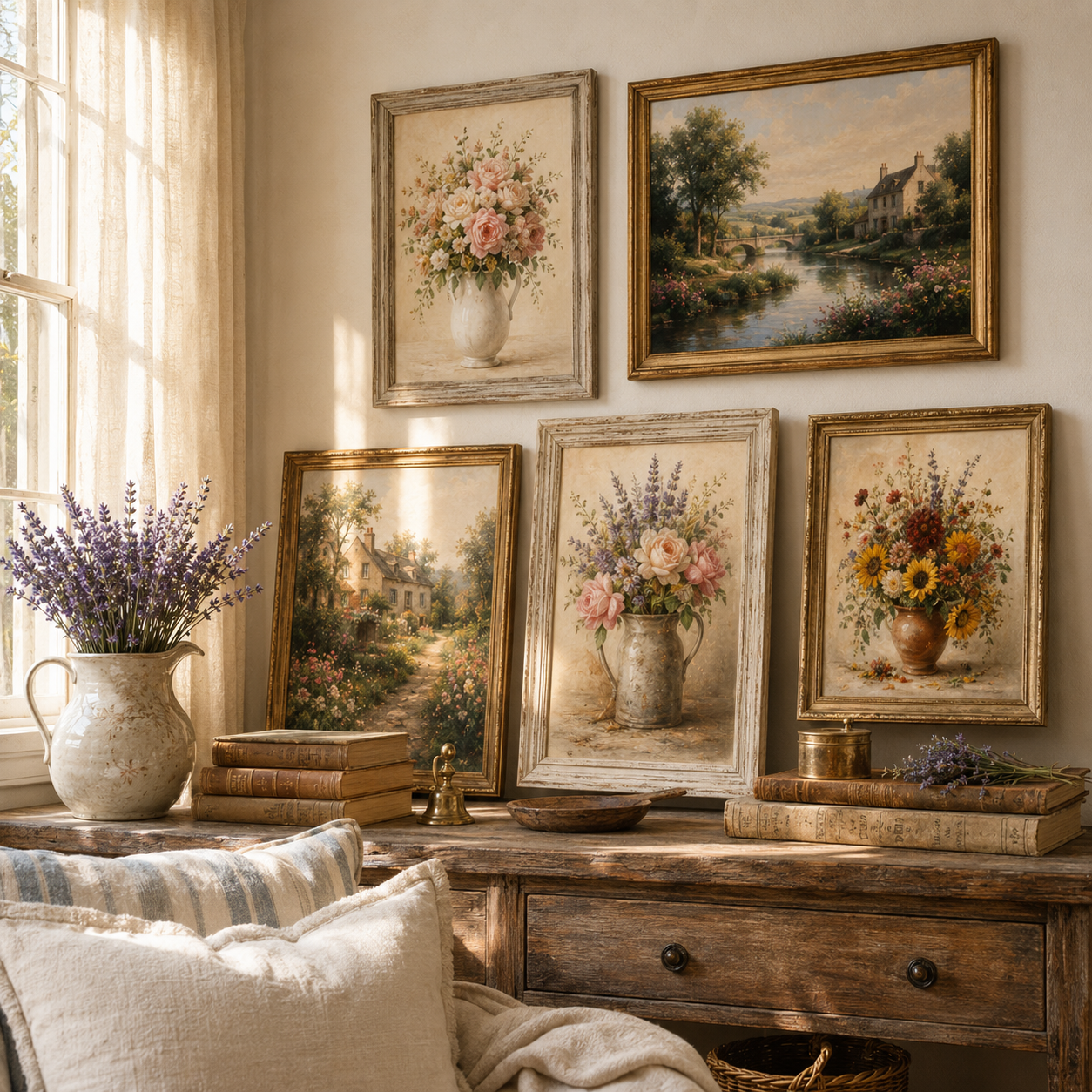 French Country Wall Art | Set of 100 Vintage Floral & Pastoral Prints | Printable Digital Download - Image 2