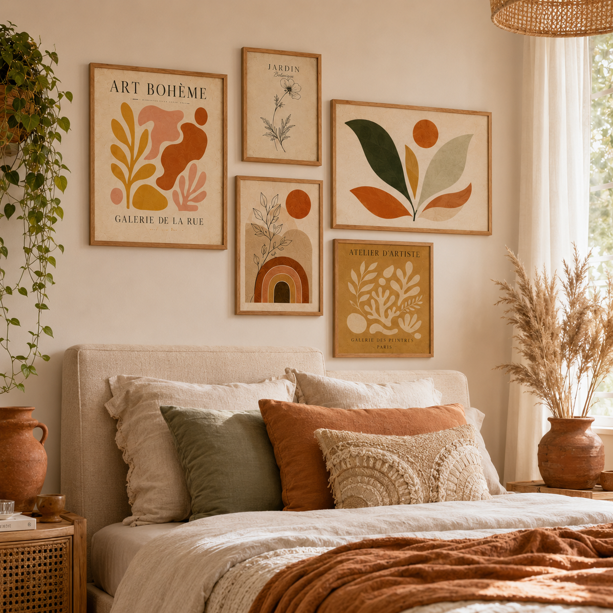 Modern Boho Wall Art | Set of 100 Botanical, Abstract & Line Art Prints | Printable Digital Download - Image 3