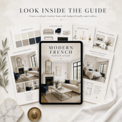 Modern French Interior Design Guide + Style Planner (Digital Download)