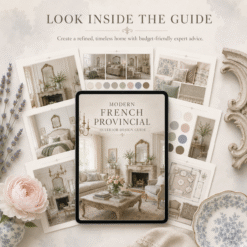 Modern French Provincial Interior Design Guide + Style Planner (Digital Download)