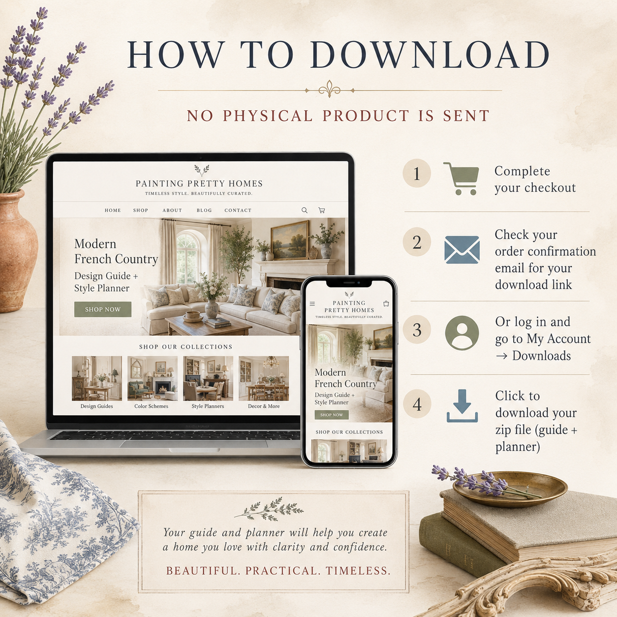 Modern French Country Interior Design Guide + Style Planner (Digital Download) - Image 5