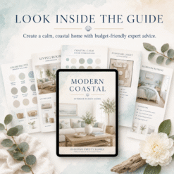 Modern Coastal Interior Design Guide + Style Planner (Digital Download)