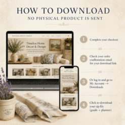 Alternative view of French Country Interior Design Guide + Style Planner (Digital Download)
