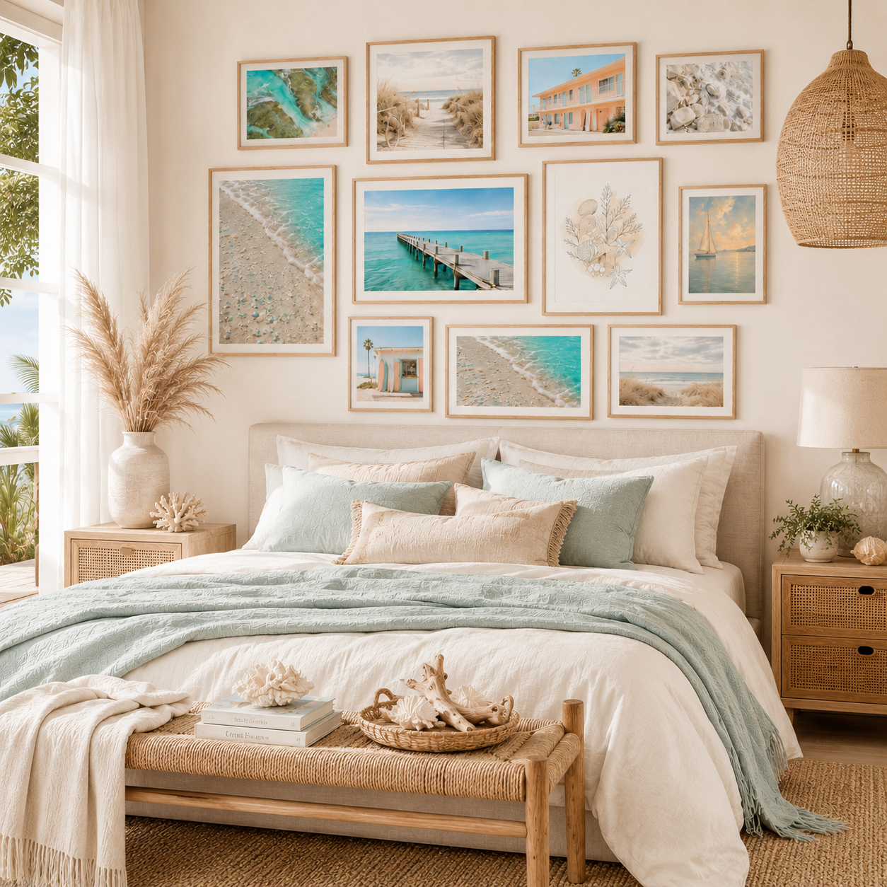 Modern Coastal Wall Art | Set of 100 Ocean & Coastal Prints | Printable Digital Download - Image 4