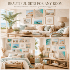 Alternative view of Modern Coastal Wall Art | Set of 100 Ocean & Coastal Prints | Printable Digital Download