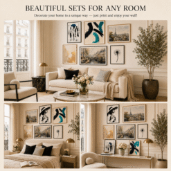 Alternative view of Parisian Modern Wall Art | Set of 100 Paris, Abstract & Fashion Prints | Printable Digital Download
